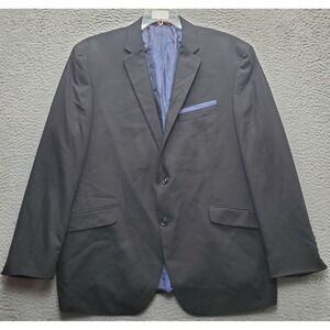 Billy London Blazer Jacket Mens 46R Black Single Breasted Notch Lapel Formal